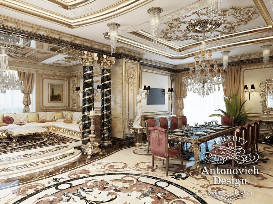 Сайт о дизайне интерьера в Казахстане (Астана) от студии Luxury Antonovich Design