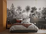 Дизайн спальни с тропическими мотивами