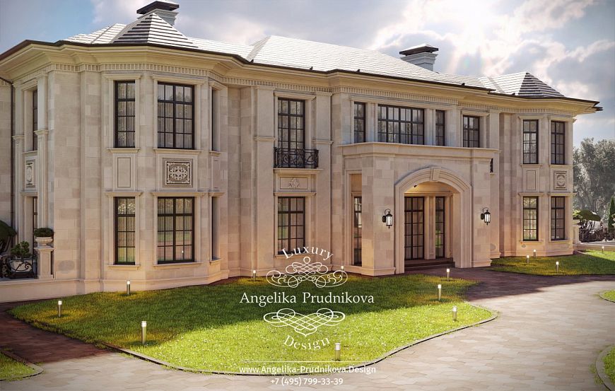 Дизайнпроект экстерьера в КП Agalarov Estate