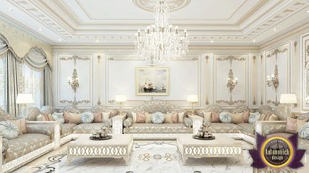 Дизайн гостиной от Luxury Antonovich Design 