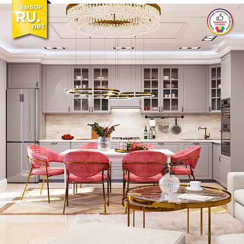 Лидер в категории «Выбор Рунета» конкурса «Лучшие кухня и столовая»
