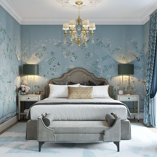 Цветочные обои в спальне — «прошлый век» или свежий тренд в дизайне?