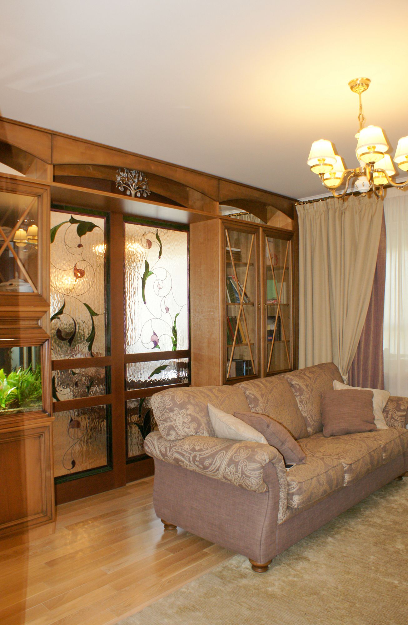 Фото в интерьере, Гостиная 30 кв.м. в стиле Прованс (Франция), Гостиная - ЖК Соколиная Гора, Автор проекта: Архитекторы Анна Грунёнышева