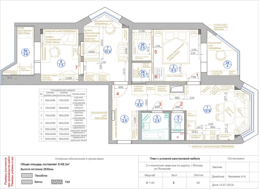 План после перепланировки