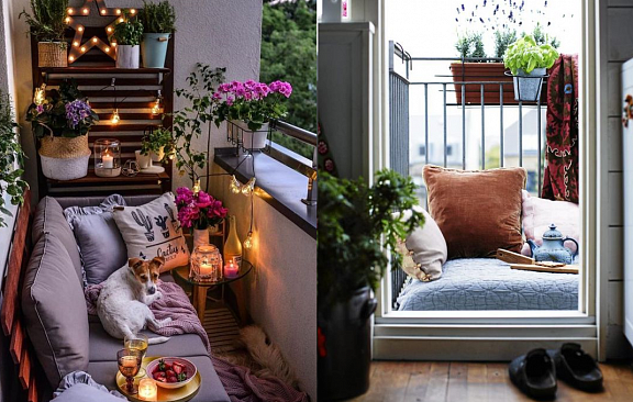Лето на балконе: 7 идей для зоны отдыха
